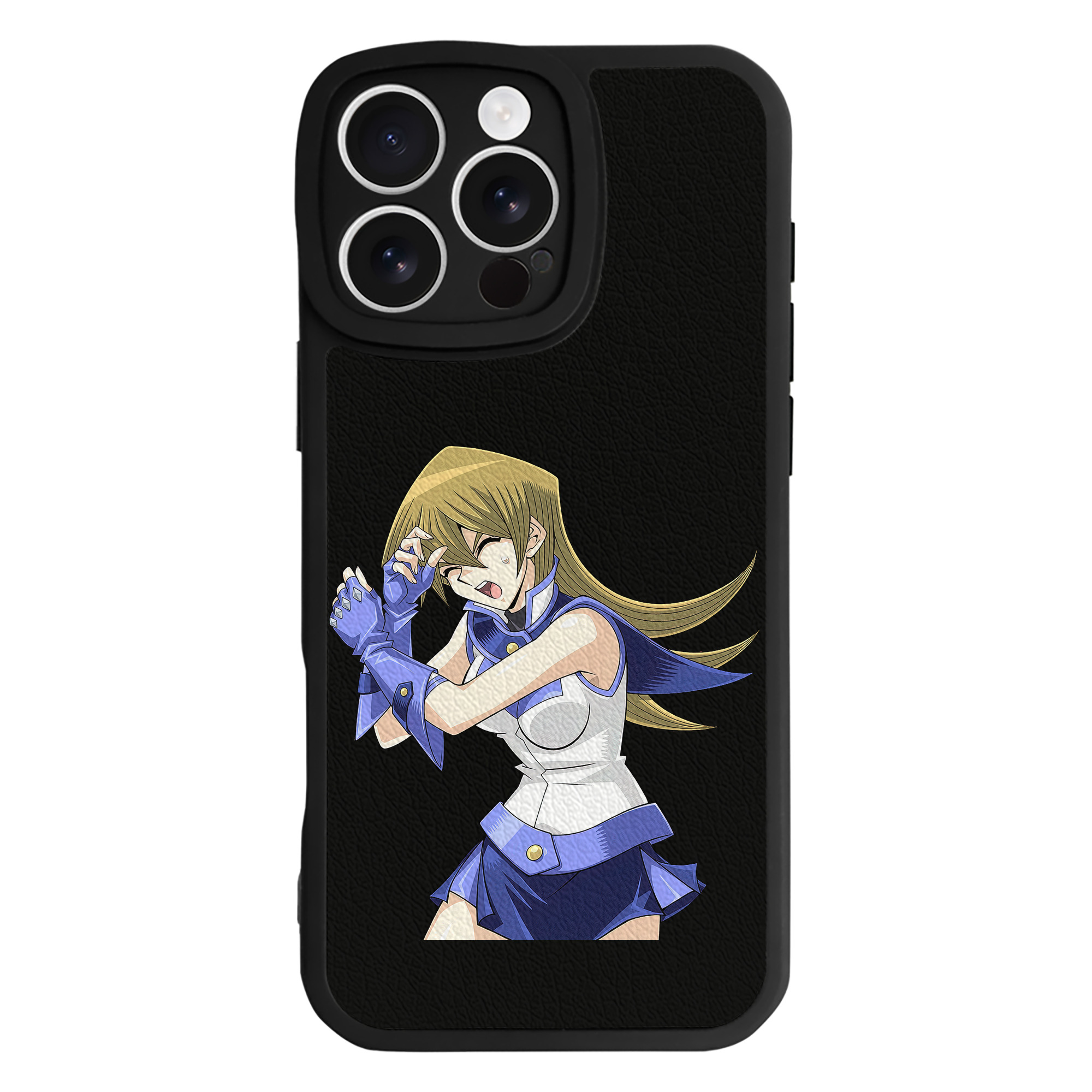 （画像用） 遊☆戯☆王 Yu-Gi-Oh! 【iPhone 16シリーズ対応】シリコンスマホケース（レザー調） 材質：シリコン
